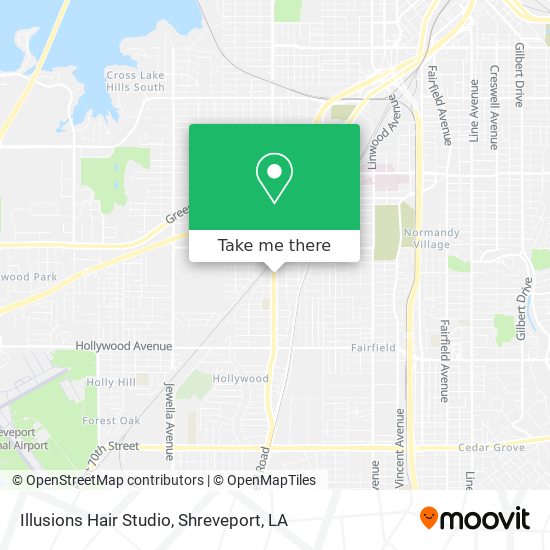 Illusions Hair Studio map