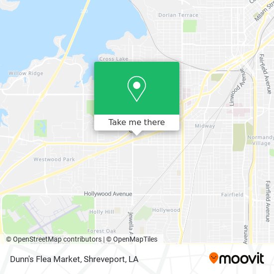 Dunn's Flea Market map