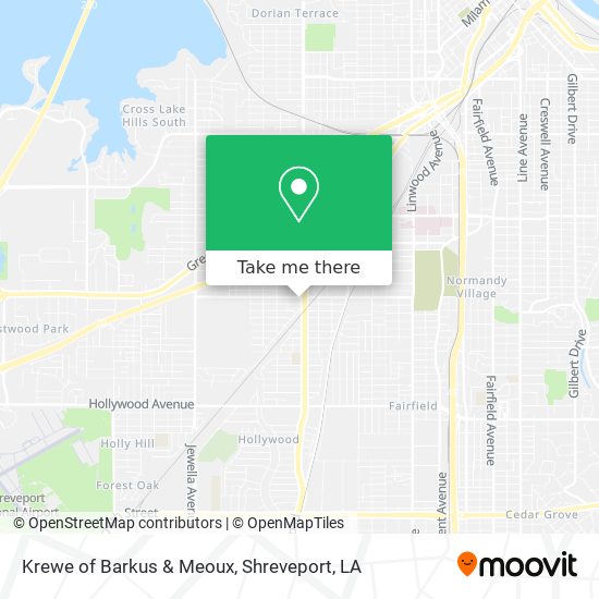 Krewe of Barkus & Meoux map