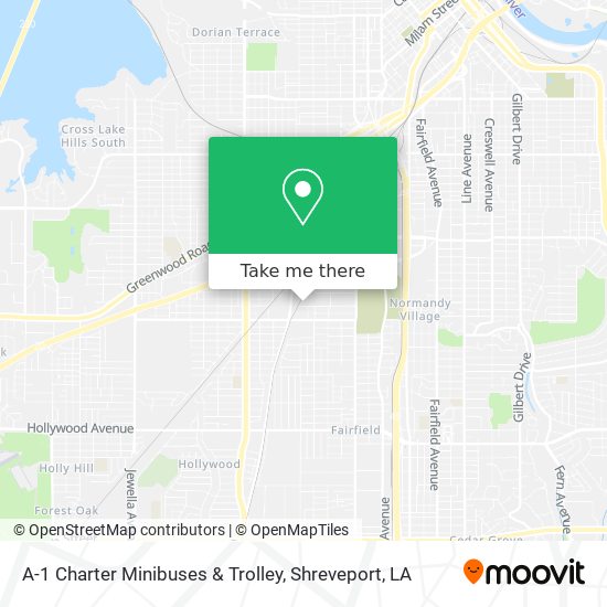 A-1 Charter Minibuses & Trolley map