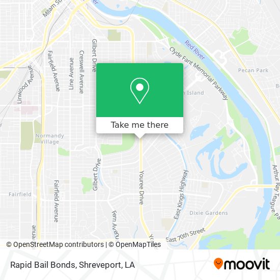 Rapid Bail Bonds map