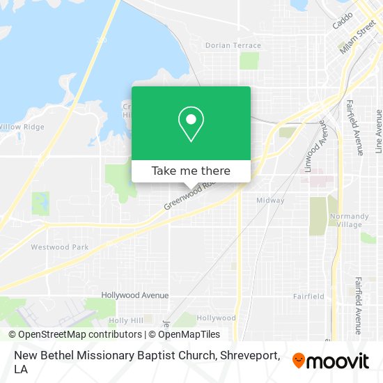 Mapa de New Bethel Missionary Baptist Church