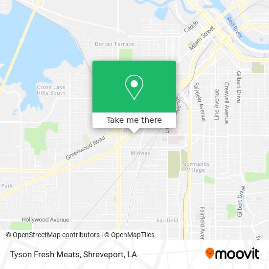 Tyson Fresh Meats map