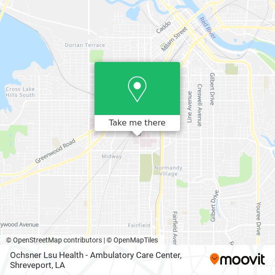 Ochsner Lsu Health - Ambulatory Care Center map