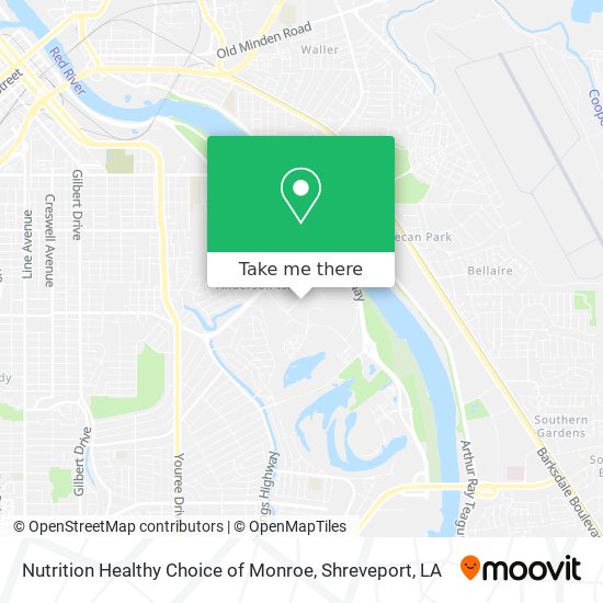 Nutrition Healthy Choice of Monroe map