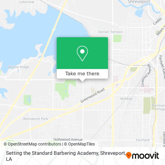Setting the Standard Barbering Academy map
