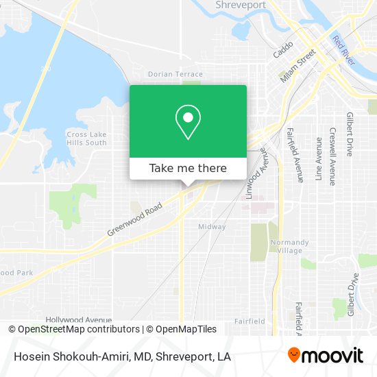 Hosein Shokouh-Amiri, MD map