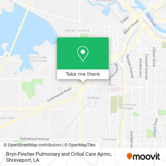 Bryn-Fincher Pulmonary and Critial Care Apmc map