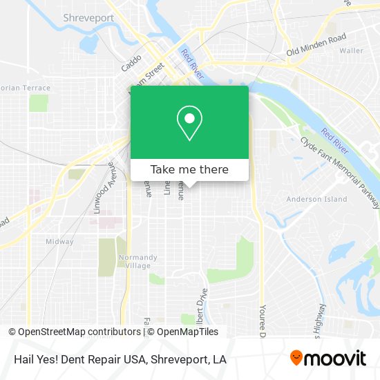 Hail Yes! Dent Repair USA map