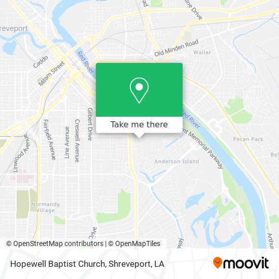 Hopewell Baptist Church map