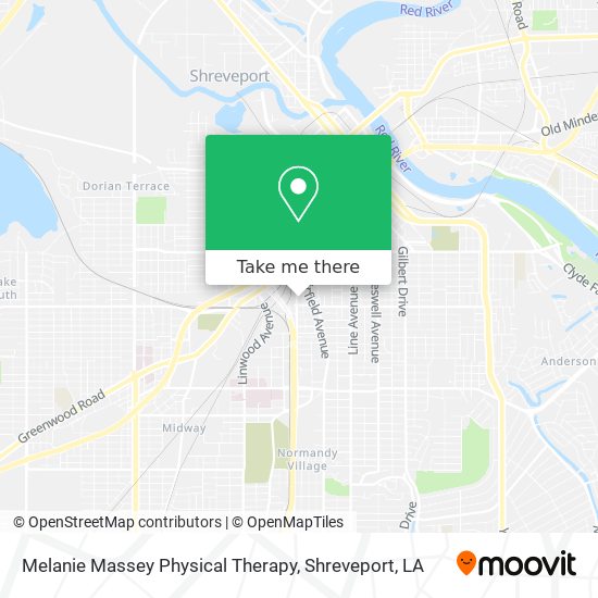 Melanie Massey Physical Therapy map