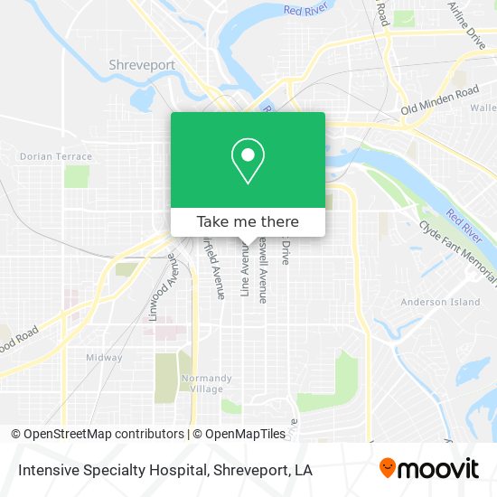 Mapa de Intensive Specialty Hospital