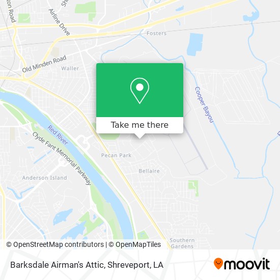Mapa de Barksdale Airman's Attic