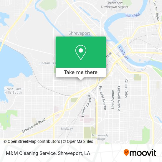 M&M Cleaning Service map