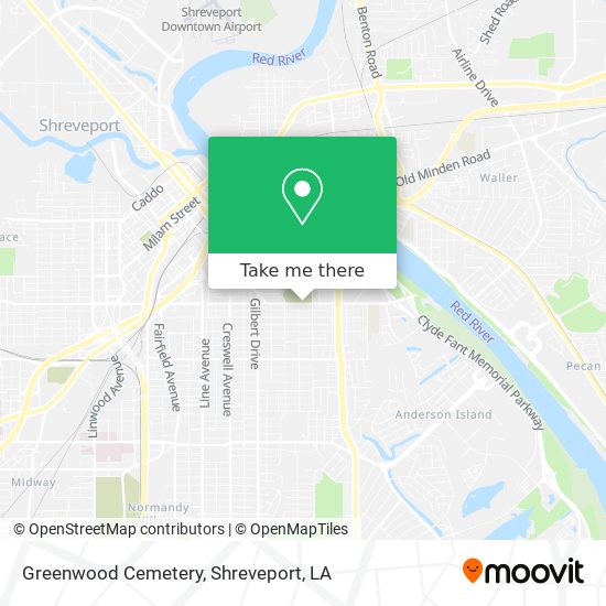 Mapa de Greenwood Cemetery