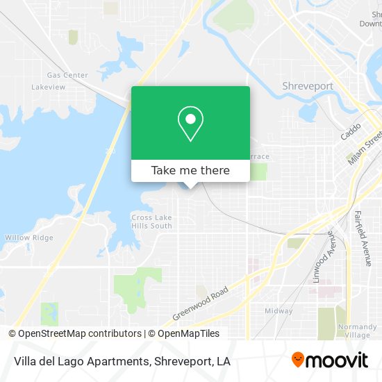 Villa del Lago Apartments map