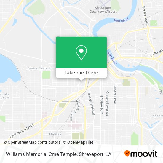 Williams Memorial Cme Temple map