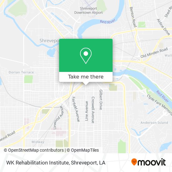 Mapa de WK Rehabilitation Institute