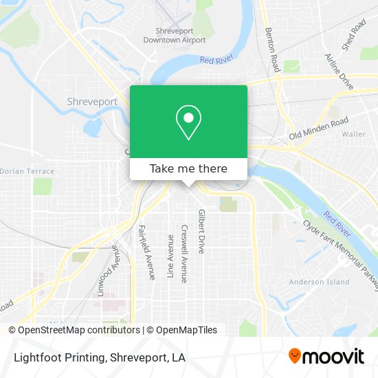 Mapa de Lightfoot Printing