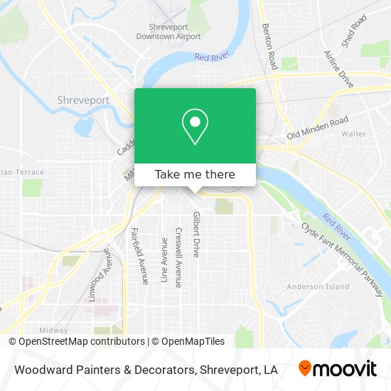 Woodward Painters & Decorators map