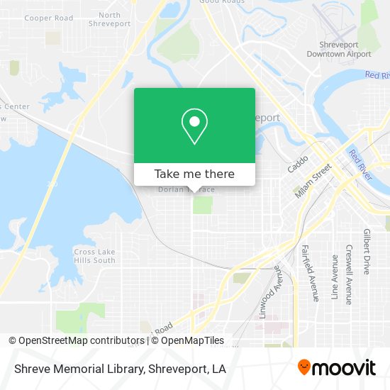 Mapa de Shreve Memorial Library