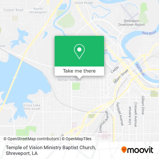 Temple of Vision Ministry Baptist Church map