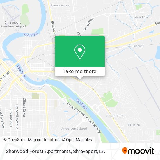 Sherwood Forest Apartments map