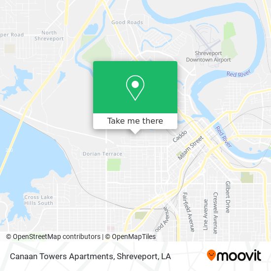 Canaan Towers Apartments map