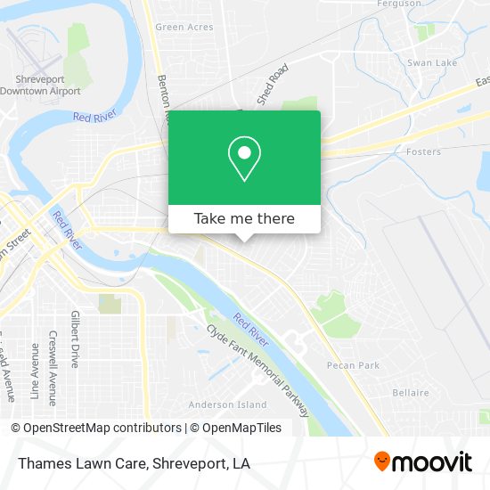 Thames Lawn Care map