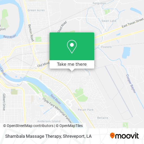 Shambala Massage Therapy map