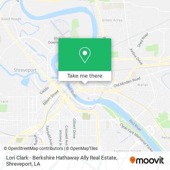 Lori Clark - Berkshire Hathaway Ally Real Estate map