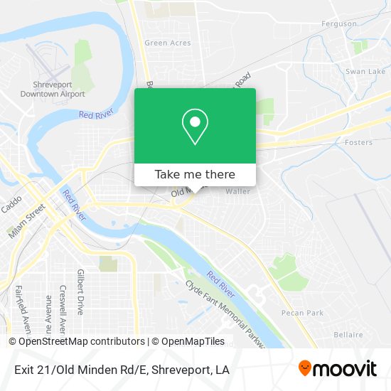 Mapa de Exit 21/Old Minden Rd/E