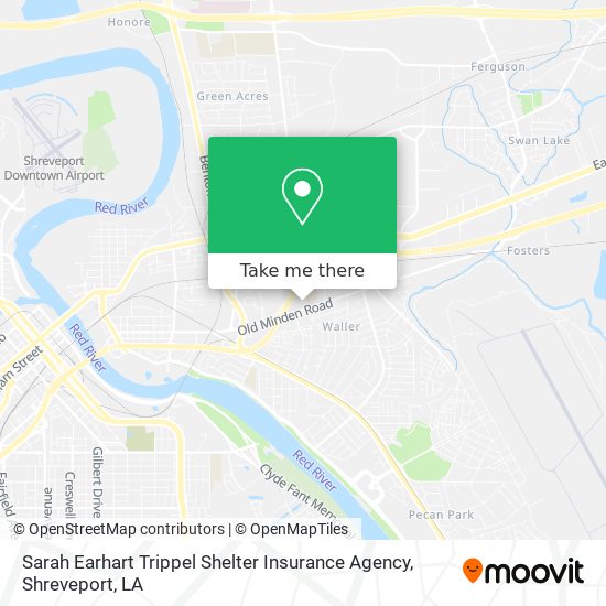 Mapa de Sarah Earhart Trippel Shelter Insurance Agency
