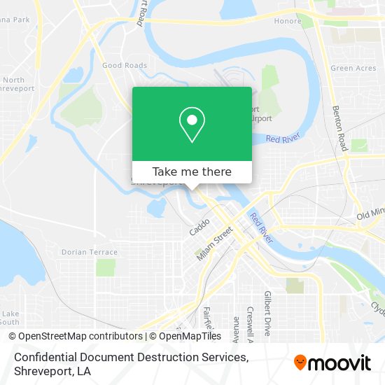 Confidential Document Destruction Services map