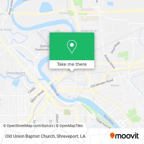 Old Union Baptist Church map