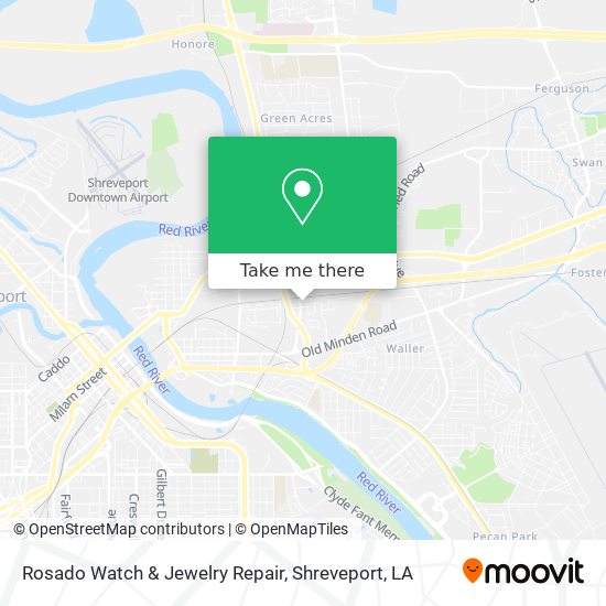 Mapa de Rosado Watch & Jewelry Repair