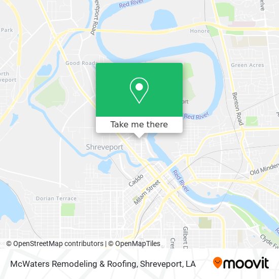 Mapa de McWaters Remodeling & Roofing