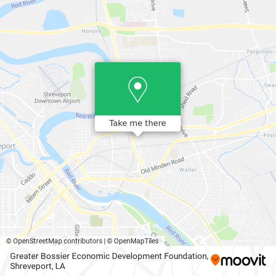 Greater Bossier Economic Development Foundation map