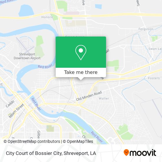 Mapa de City Court of Bossier City