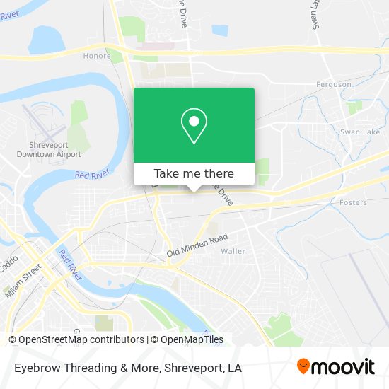 Mapa de Eyebrow Threading & More