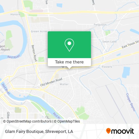 Mapa de Glam Fairy Boutique