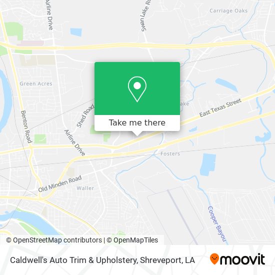 Caldwell's Auto Trim & Upholstery map