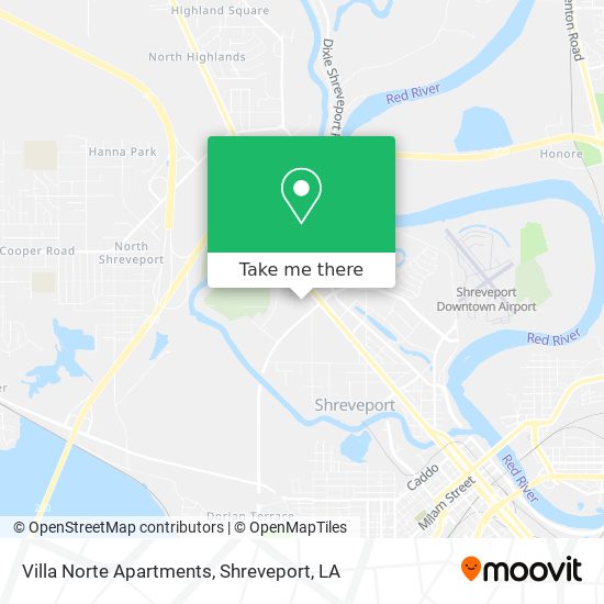 Villa Norte Apartments map