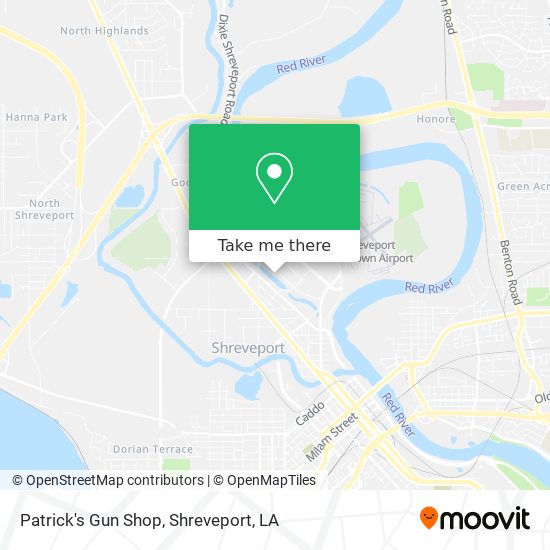 Patrick's Gun Shop map