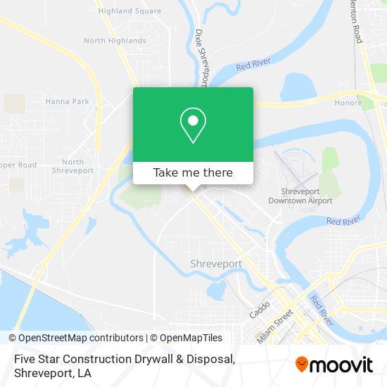 Five Star Construction Drywall & Disposal map