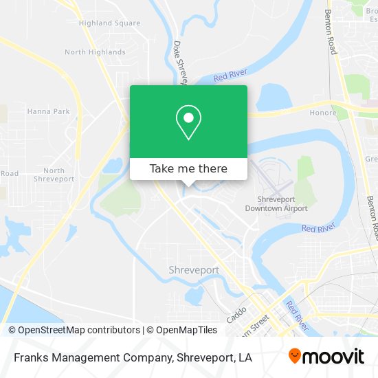 Franks Management Company map