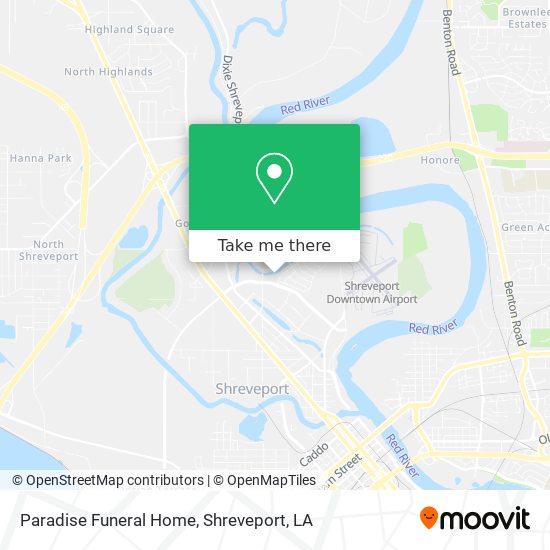 Paradise Funeral Home map