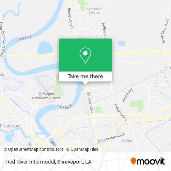 Red River Intermodal map