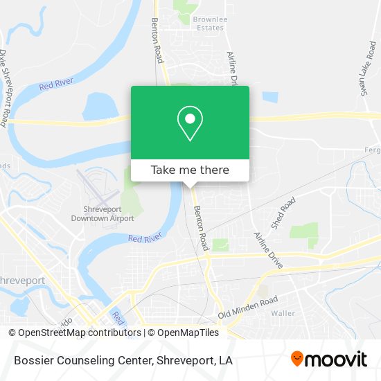 Mapa de Bossier Counseling Center
