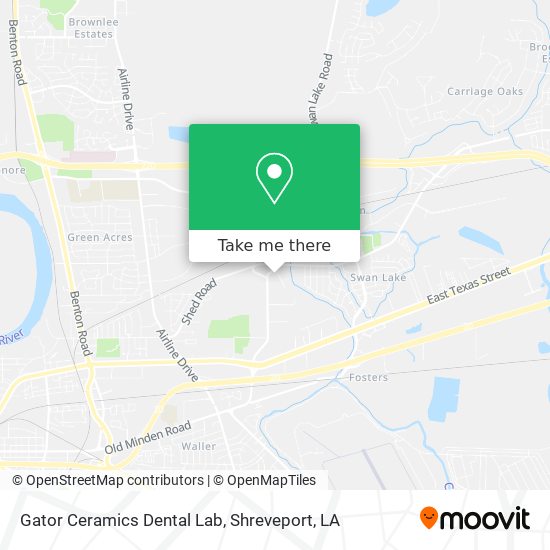 Mapa de Gator Ceramics Dental Lab